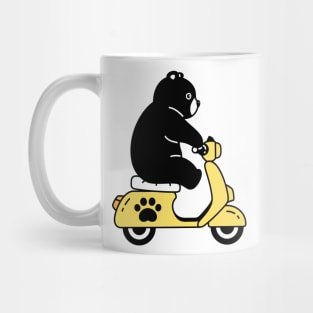 Cute Bear On Motorcycle Mug